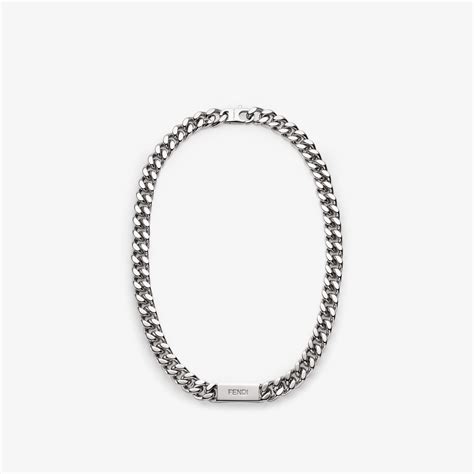 fendi necklace men's|fendi necklace silver.